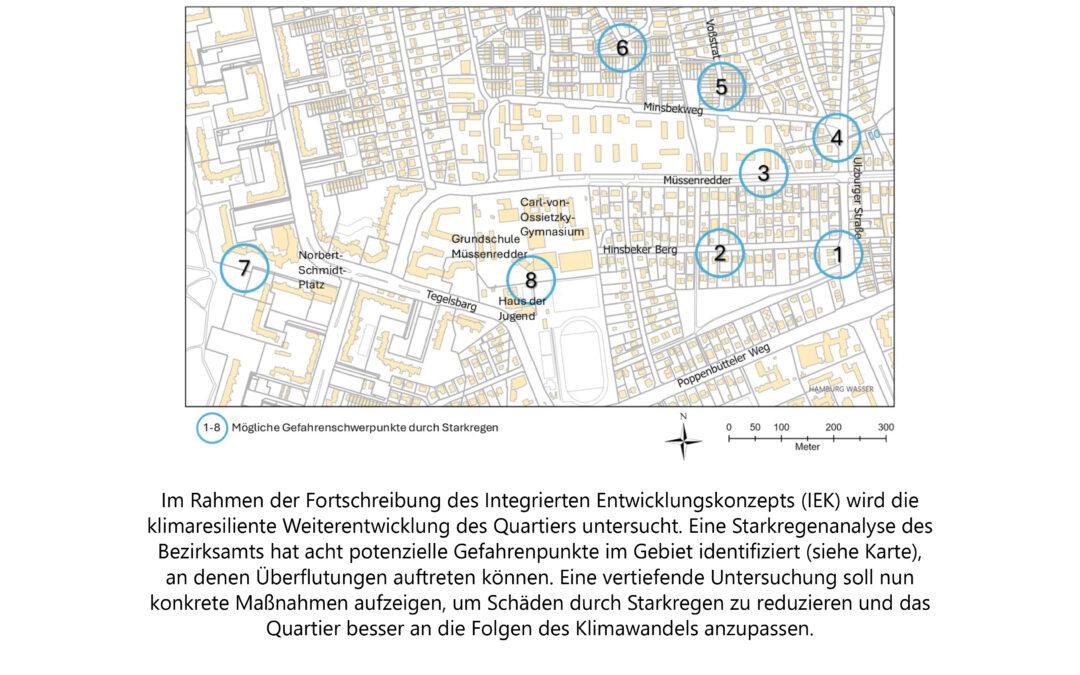 Umfrage: Starkregenanalyse am Tegelbarg